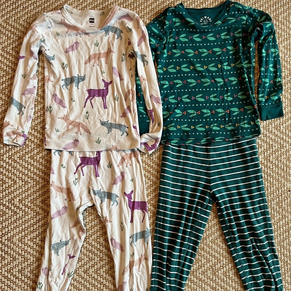 Girls Pajamas Bundle
Primary and Tea Collection